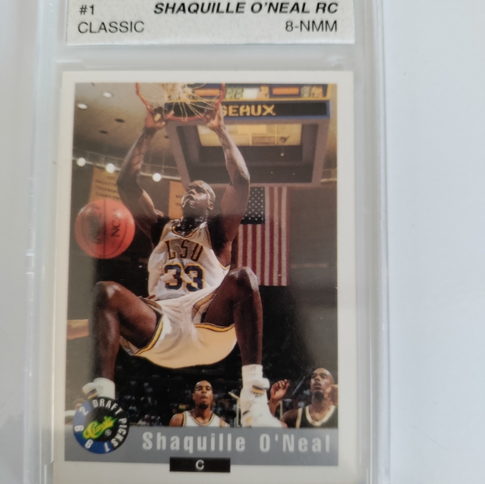 Graded 1992 Classic Shaquille O'Neal rookie card